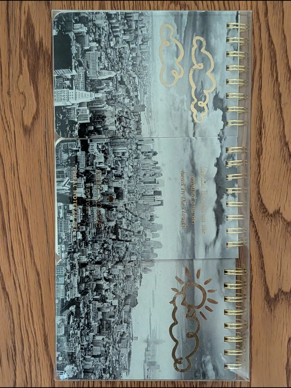 Kate Spade Mini Spiral Notepad Set of 3 Monochrome NYC Skyline
